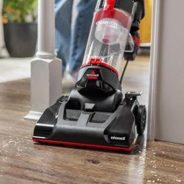 Bissell CleanView Compact Upright Vacuum, Fits in Dorm Rooms & Apartments, Lightweight with Powerful Suction and Removable Extension Wand, 3508