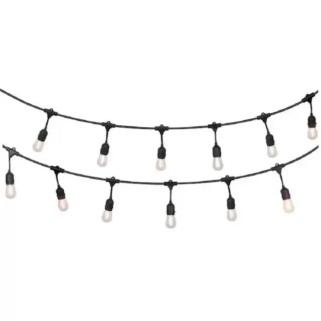 Portfolio 24-ft 12-Light Plug-In Bulbs String Lights