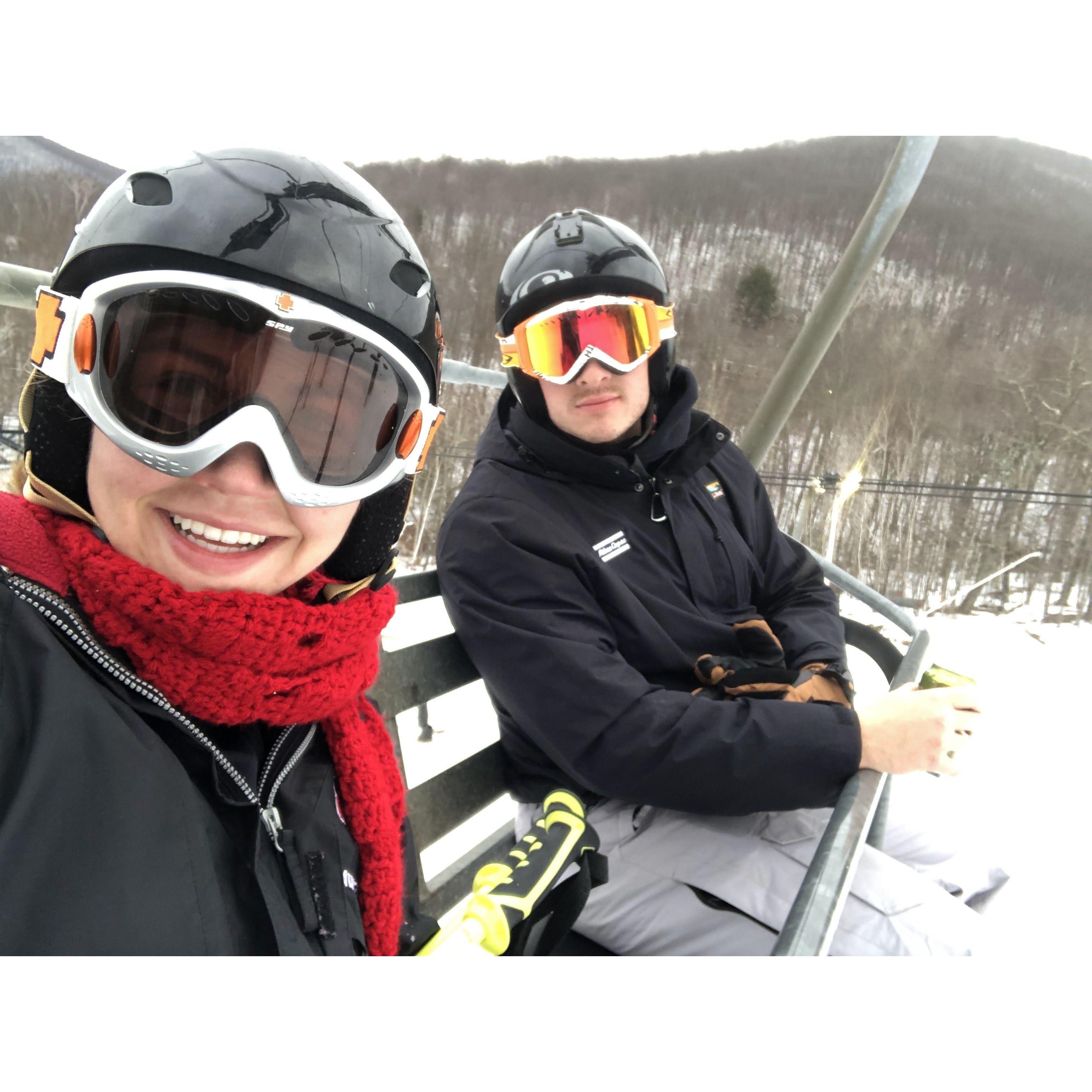 Hittin' the slopes! #MountainRules