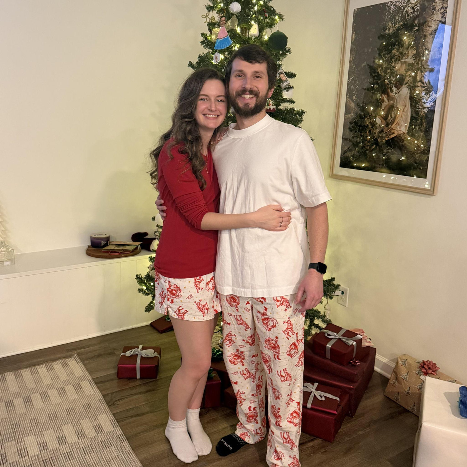 Daniel's first LeGrange Christmas couldn't be complete without Christmas pjs!