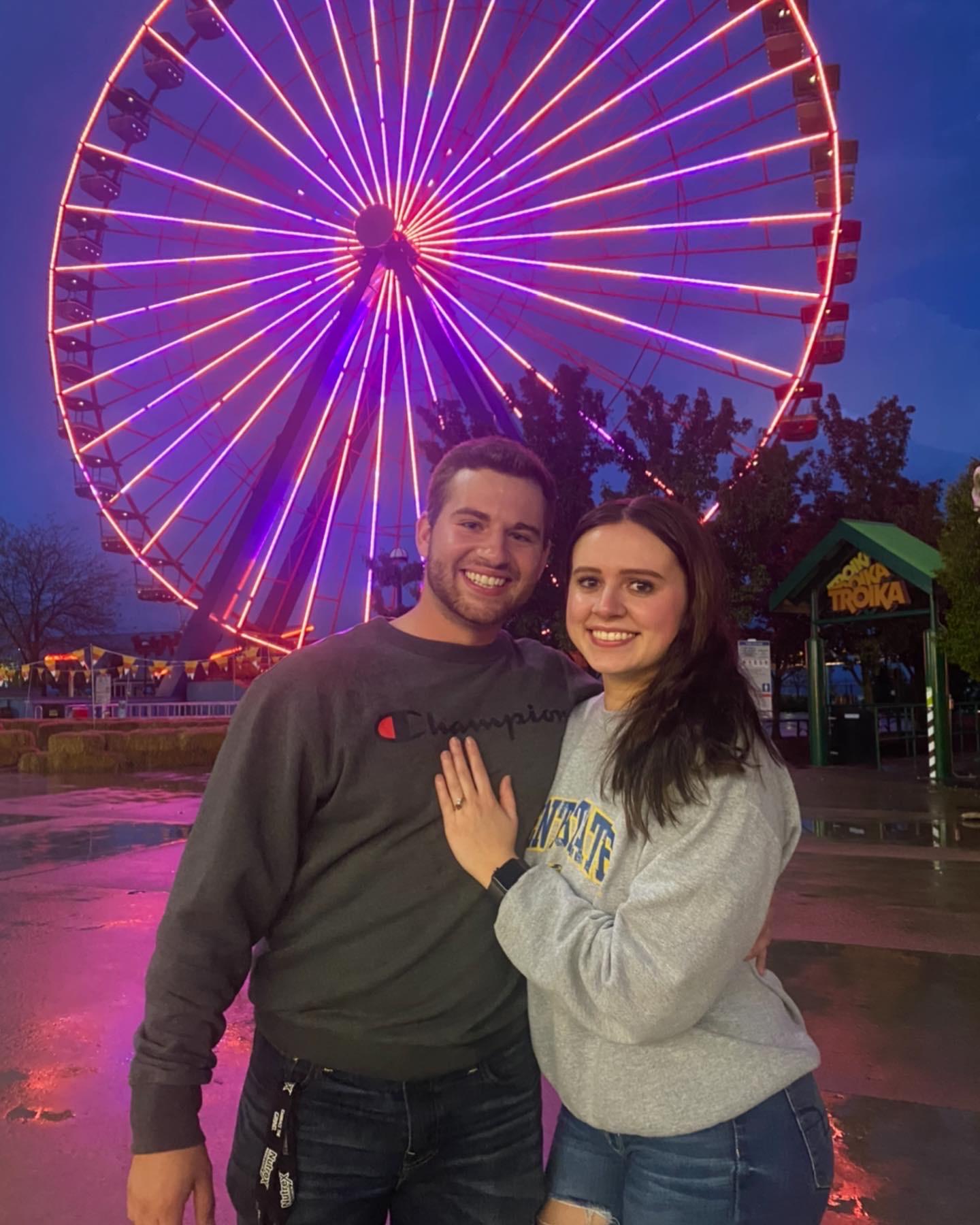 The day we got engaged! ❤️💍