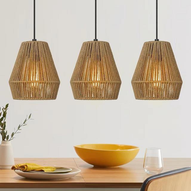 ELYONA 3 Pack Woven Pendant Lights