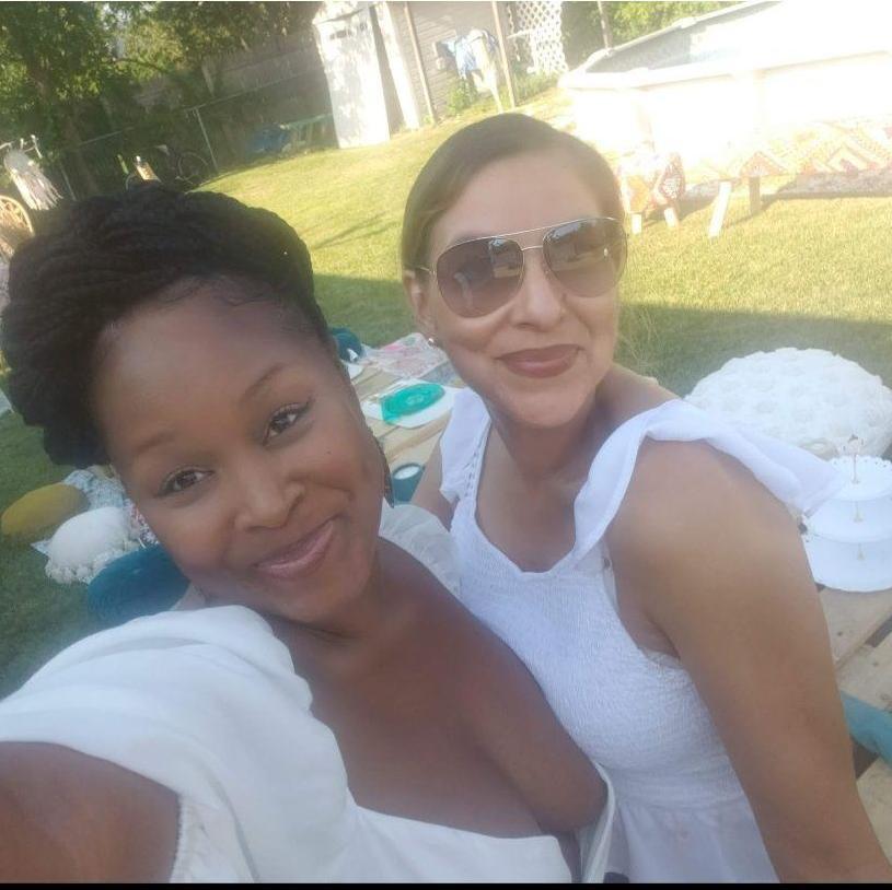 Matron of Honor and Me "Sisters for over 30 Years"