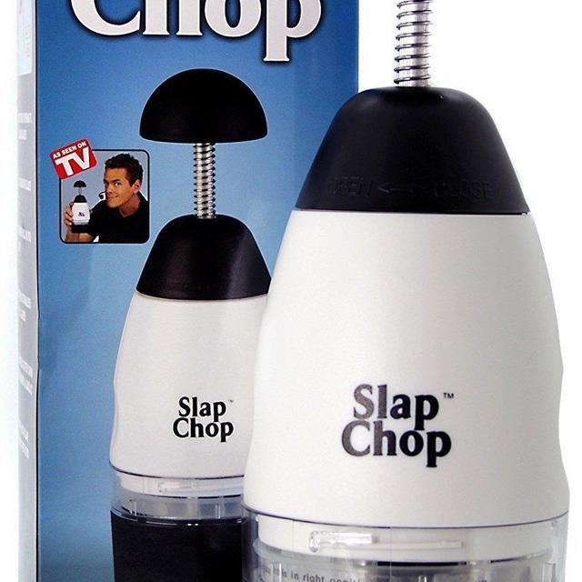 Original Slap Chop Slicer with Stainless Steel Blades | Vegetable Chopper Gadget | Mini Chopper for Salads | Kitchen Accessory