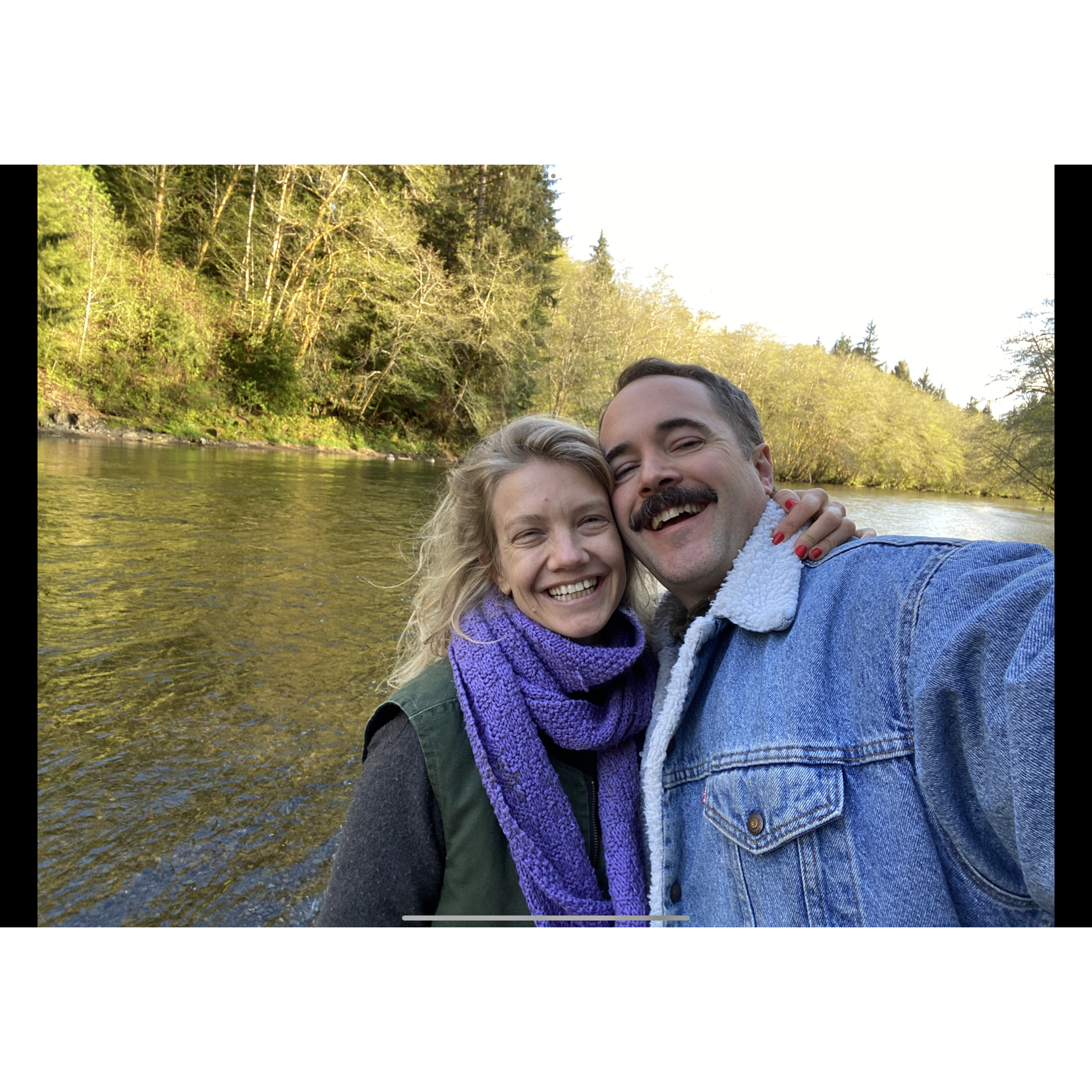 Celebrating Lacey’s 40th on the Sol Duc River. We both really enjoy the Olympic Peninsula rain forest.