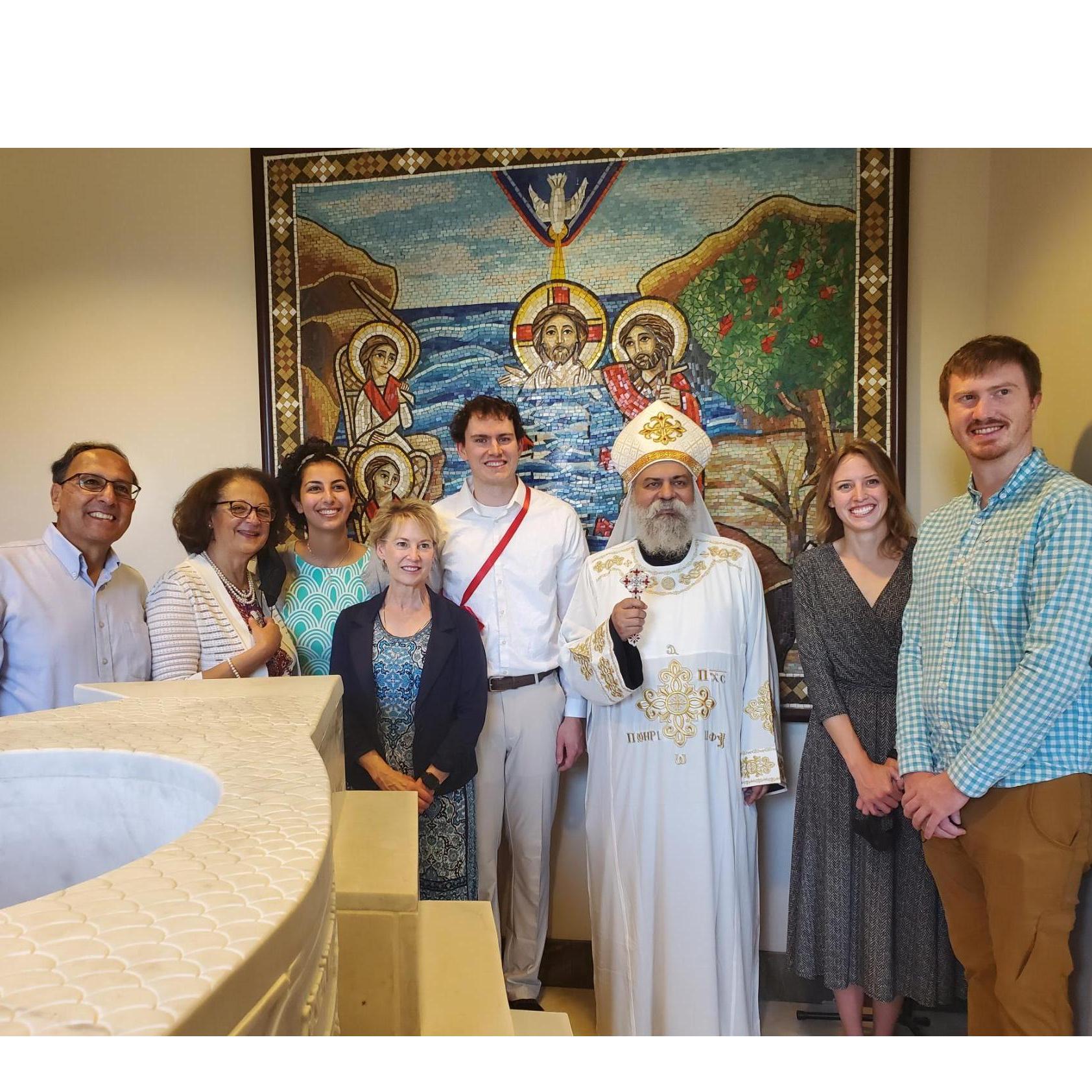 Mitch's Baptism into the Coptic Orthodox Church