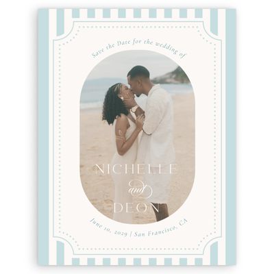 Iceberg, Blue Wedding Digital Save the Date - Plateau Photo