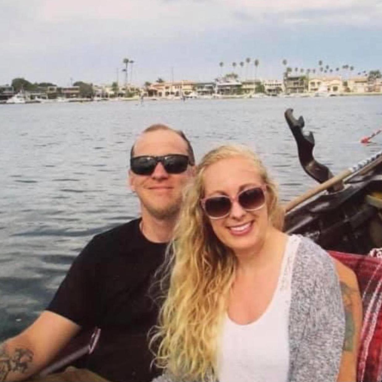 Birthday gondola ride in Naples
