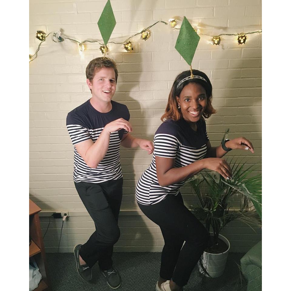 Dressing up as Sims for Halloween!