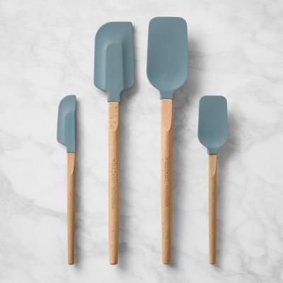 Williams Sonoma Ultimate Silicone Spatulas, Steel Blue, Set of 4