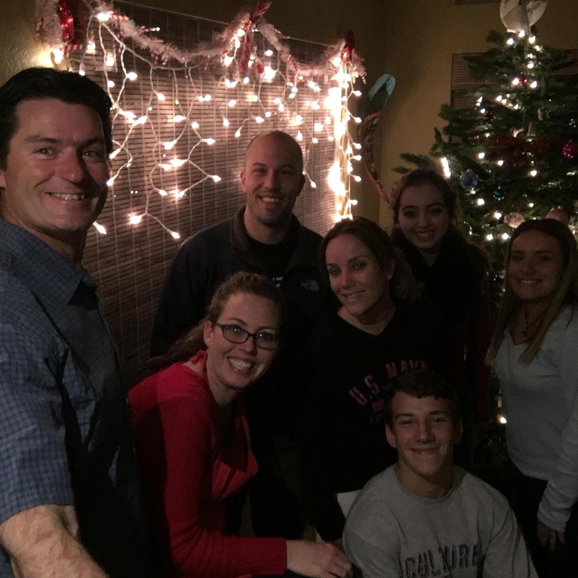 Hosting Christmas again with family at home - December of 2017