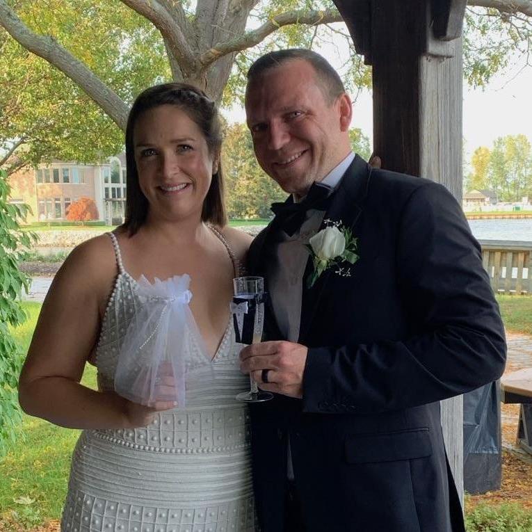 First Toast as Mr. & Mrs. - 10.10.21