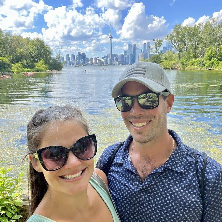 Beautiful views from Toronto Island. One of our favorite places in Canada.