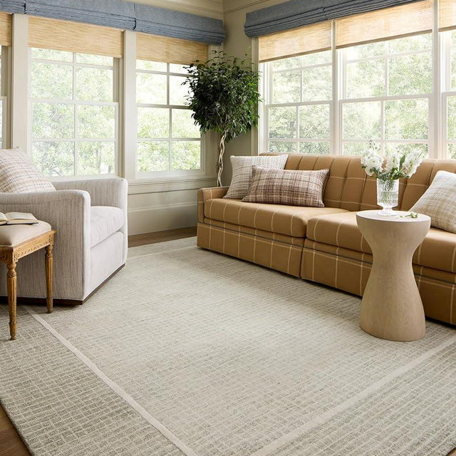 Loloi Chris Loves Julia Briggs Collection BRG-01 Sage/Ivory 5'-0" x 7'-6" Area Rug