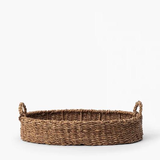 McGee & Co. Seagrass Oval Tray | Size M