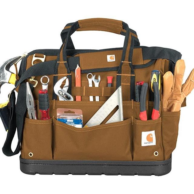 Carhartt Legacy Tool Bag 16-Inch w/ Molded Base, Carhartt Brown