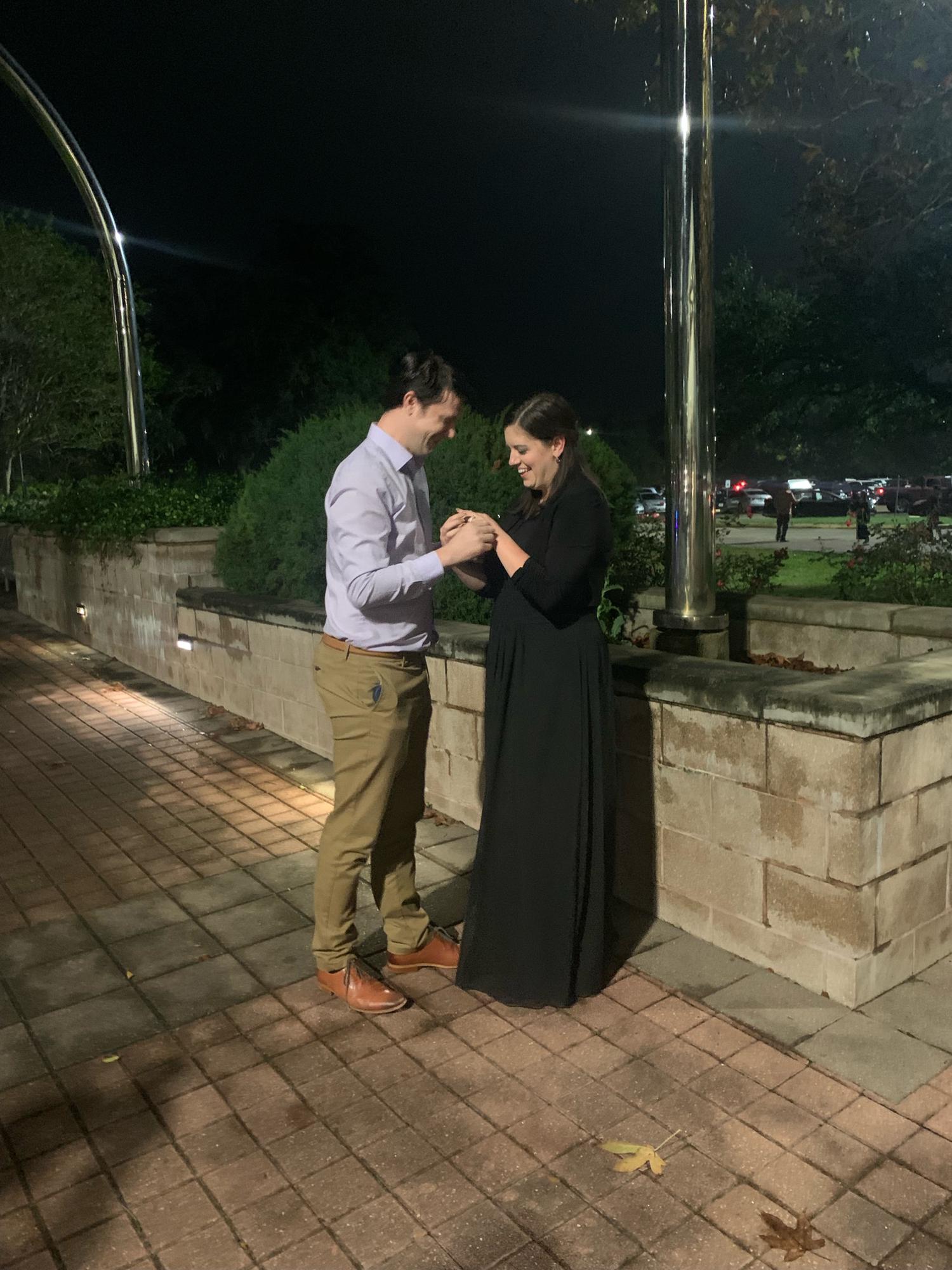 Right after the proposal