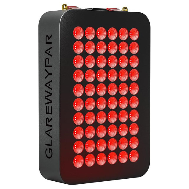 Red Light Therapy for Body Face, Infrared Light Therapy Light with RED 660nm, Near Infrared 850nm for Skin, Pain Relief, Anti-Aging, Energy, Black