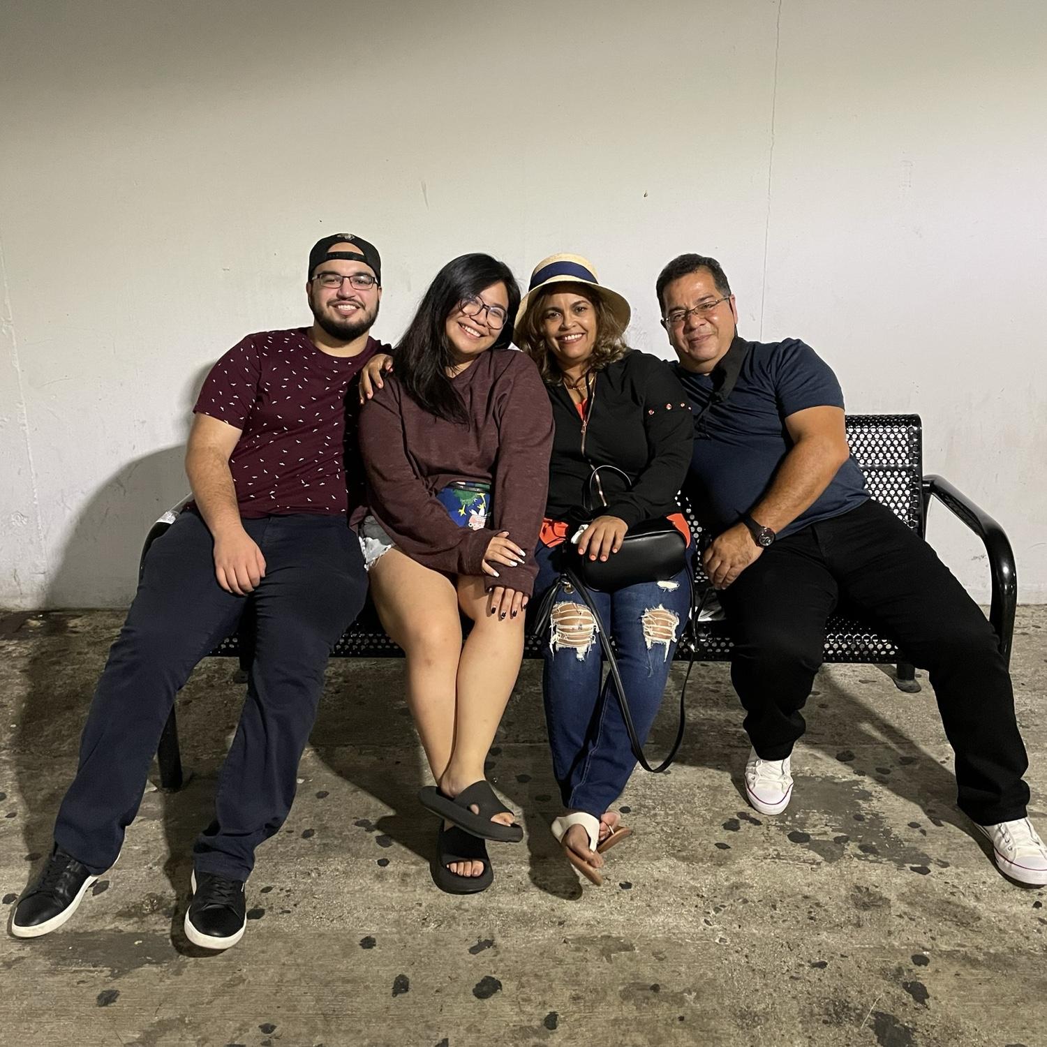 Group photo as we landed in Puerto Rico!