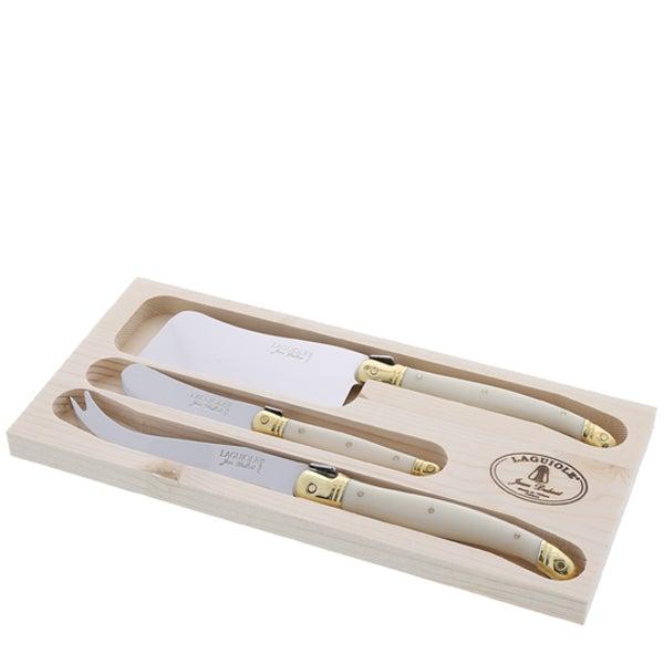 3-Piece Cheese Set Ivory