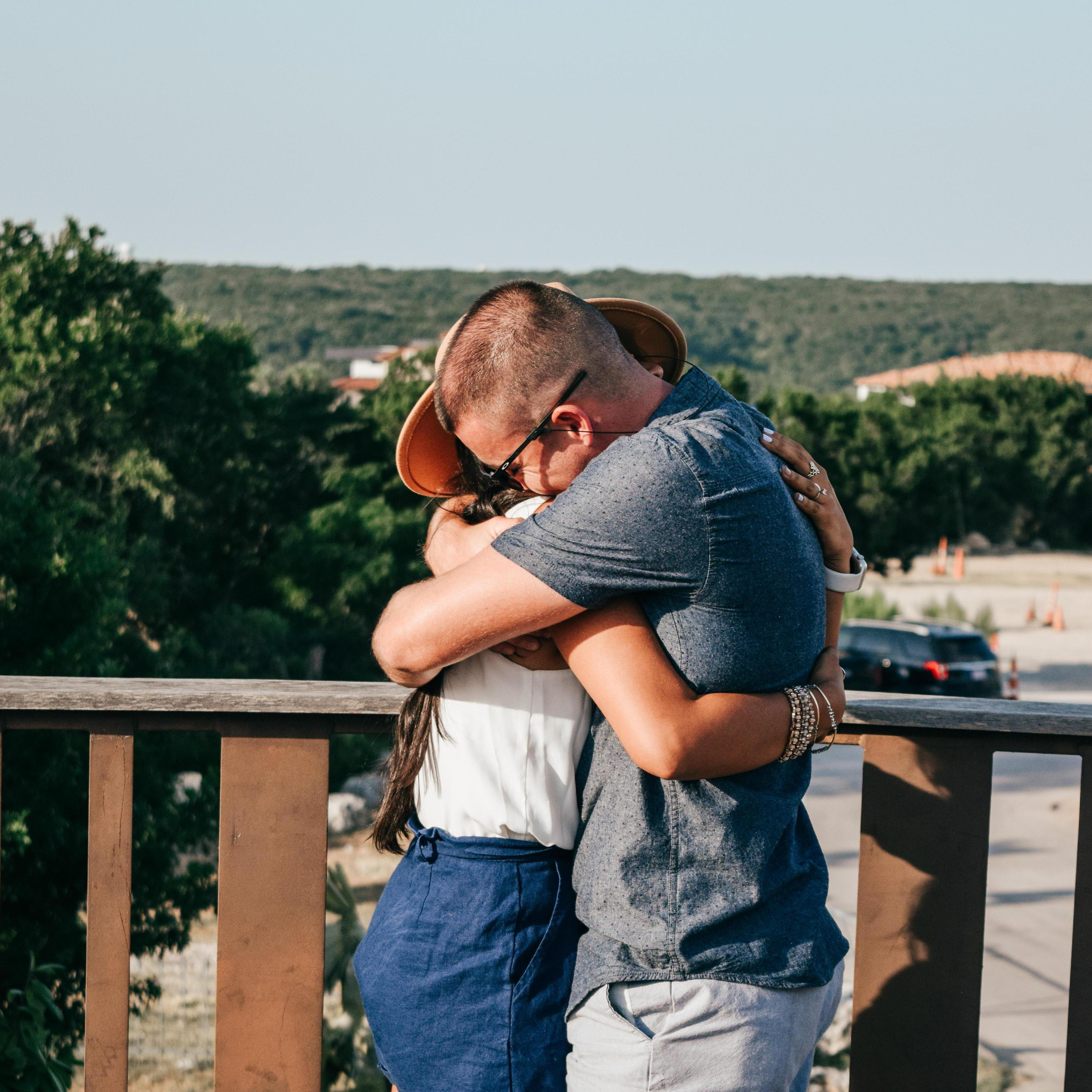 Moments after he proposed :)
