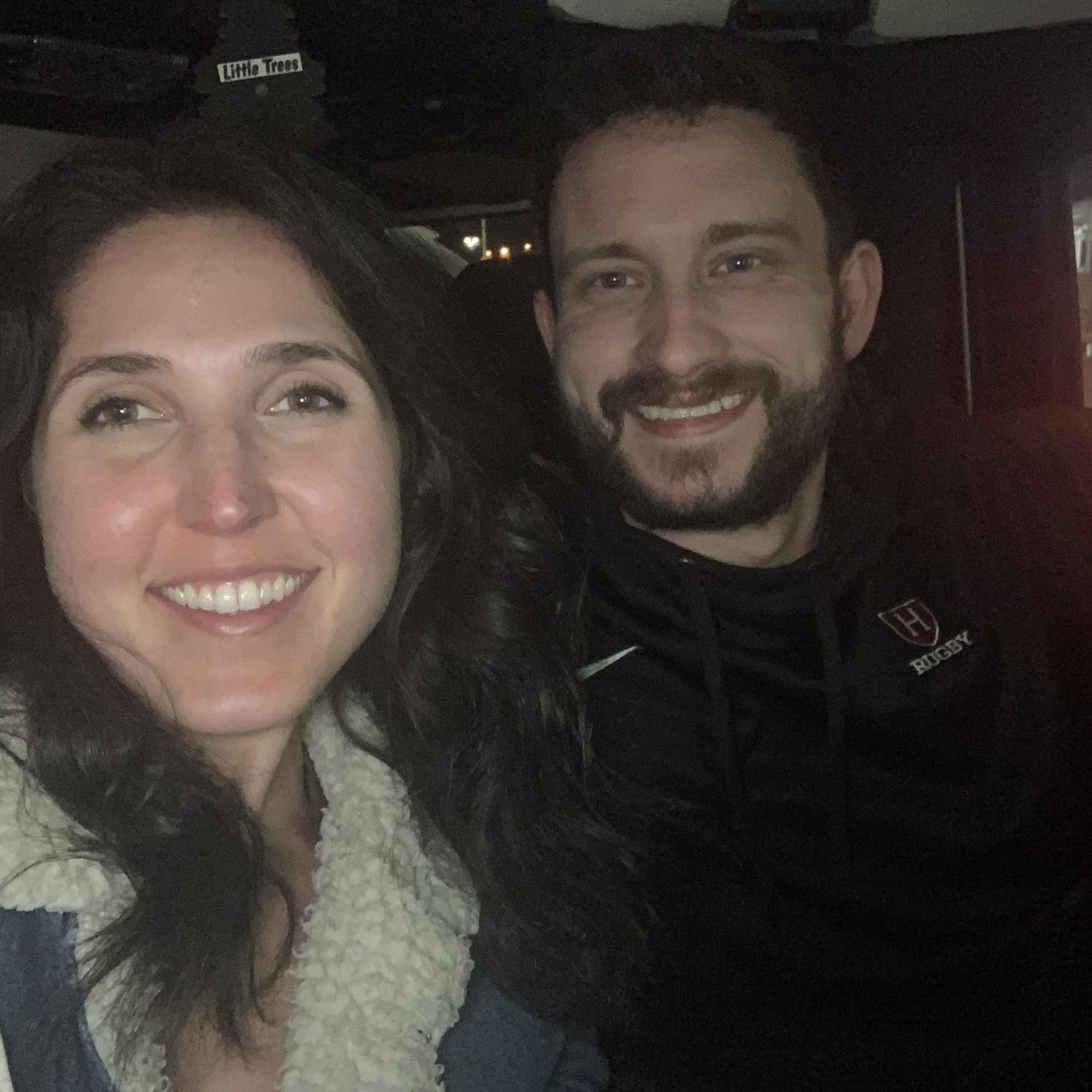 Audrey & Nick's first photo together, after Audrey flew to St. Louis to spend the weekend with Nick after 2 dates. The rest is history!