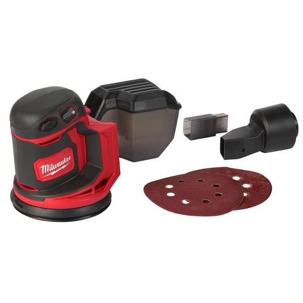 Milwaukee 2648-20 M18 18V Lithium-Ion Random Orbit Sander with Dust Canister and Hose Adapter