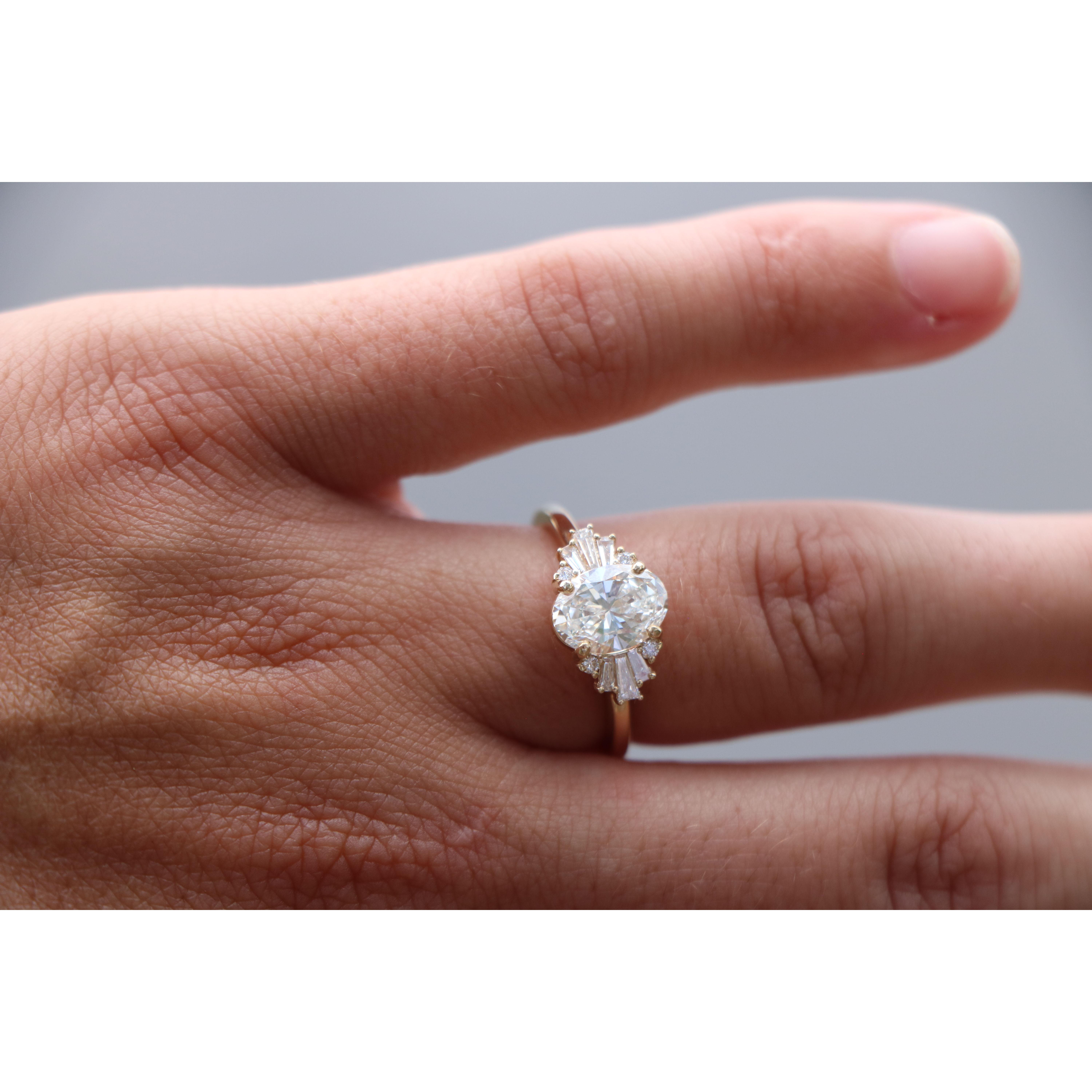 The most beautiful ring I have ever seen! I may be slightly biased though... (;    -Sarah