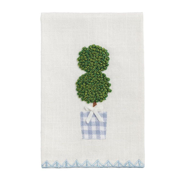 Mud Pie Topiary Tea Towel