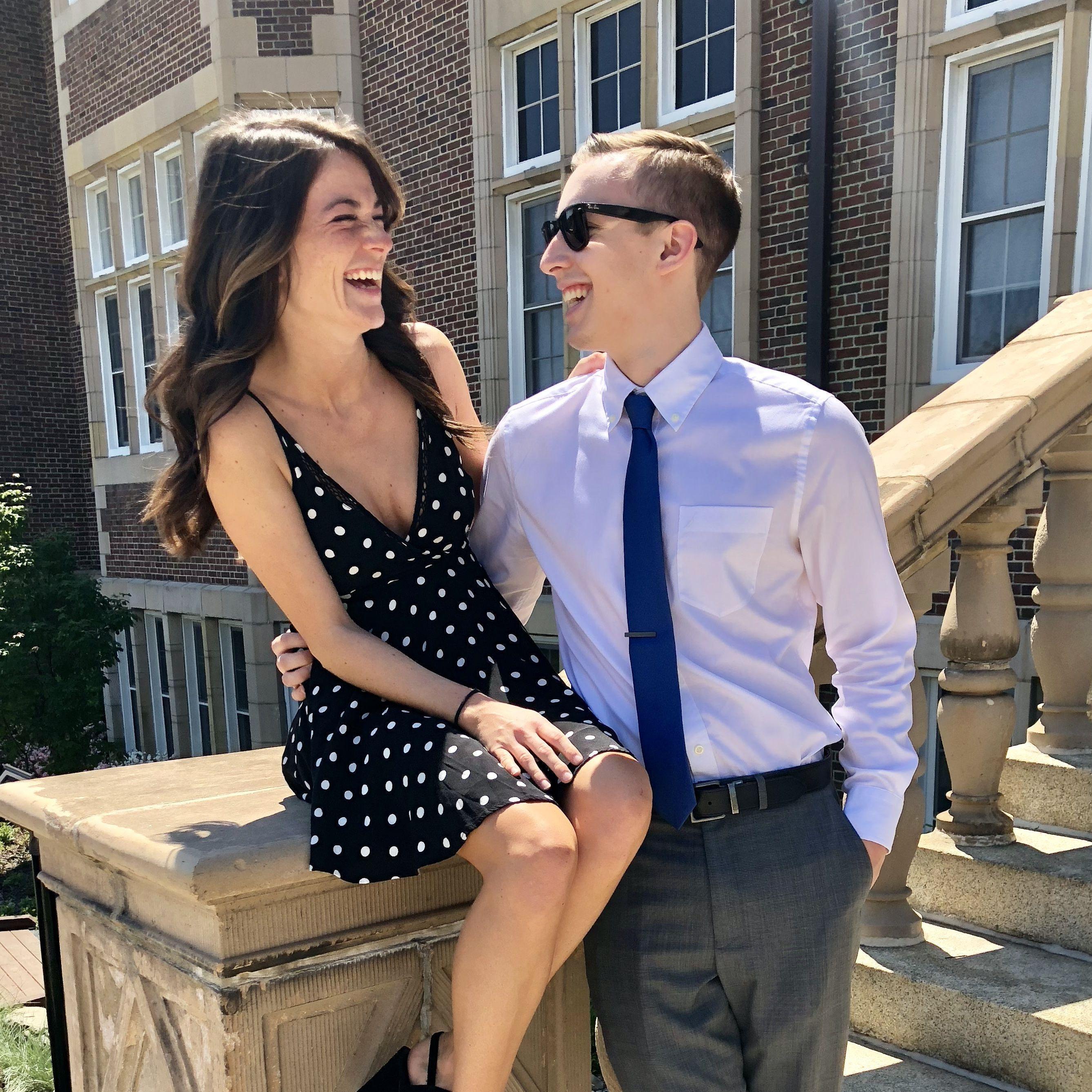 May 2018. Casey and Pat both graduated Towson in May 2018 - Pat with a bachelors in Sociology & Anthropology, and Casey in Communication Sciences & Disorders.