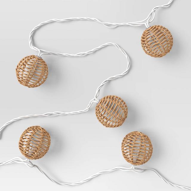 10ct Incandescent Mini Lights with Natural Globe - Threshold™