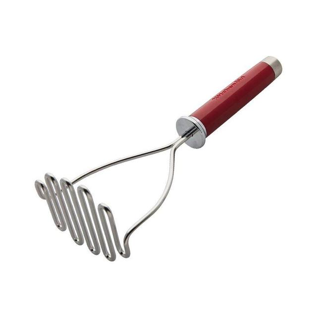 KitchenAid Gourmet Stainless Steel Wire Masher, One Size, Matte Red
