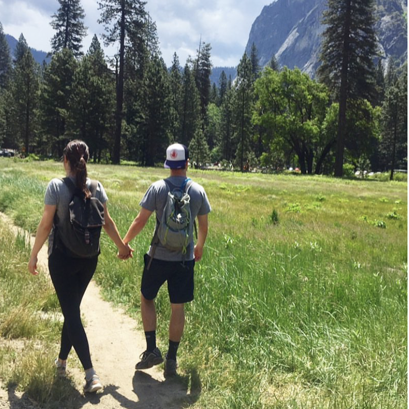 Katie's first time camping in Yosemite! We've been 5 times since this trip together.