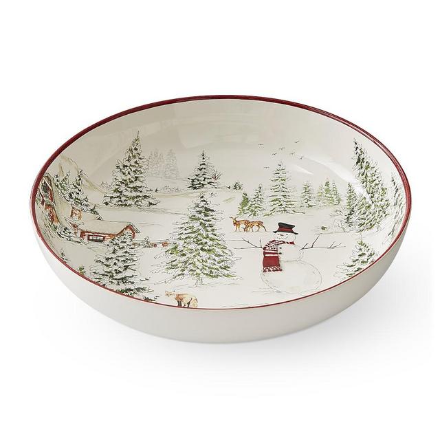 Snowman Serve Bowl