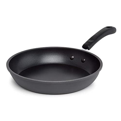 Ecolution Symphony Multipurpose Forged Frying Pan Reinforced Ergonomic Cool-Touch Silicone Handle, Dishwasher Safe, 11 Inch