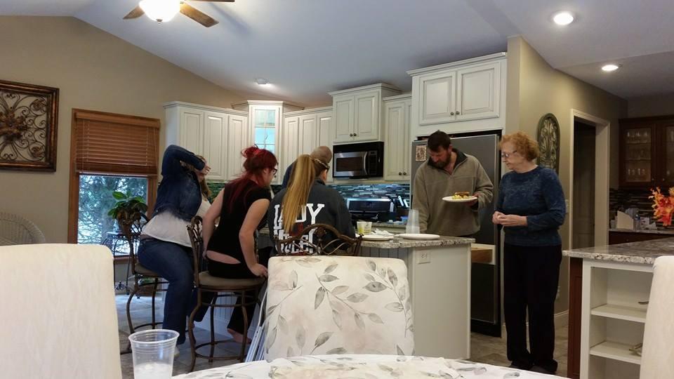 Breakfast time, November 2016, in Newark.