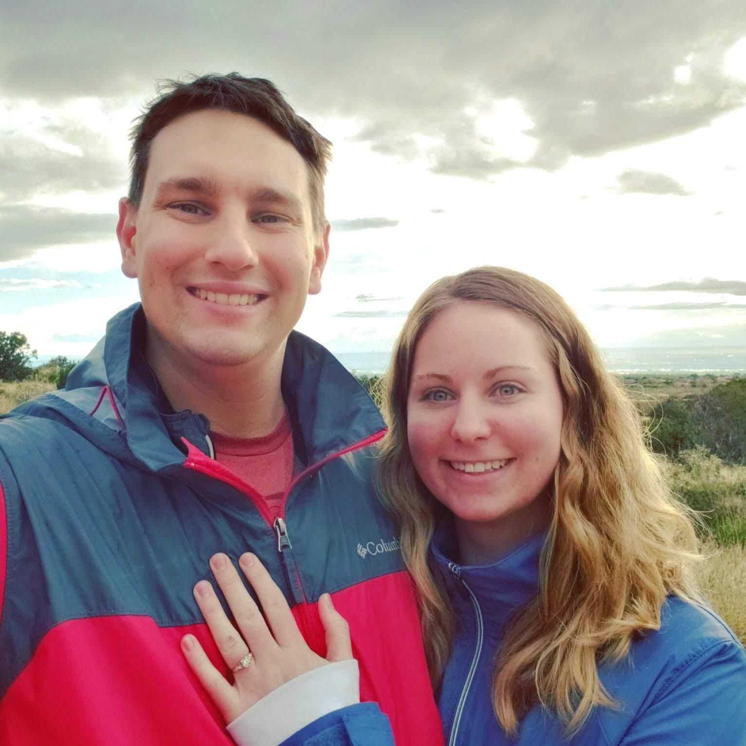 This was right after we got engaged in the foothills of Albuquerque! May 2019