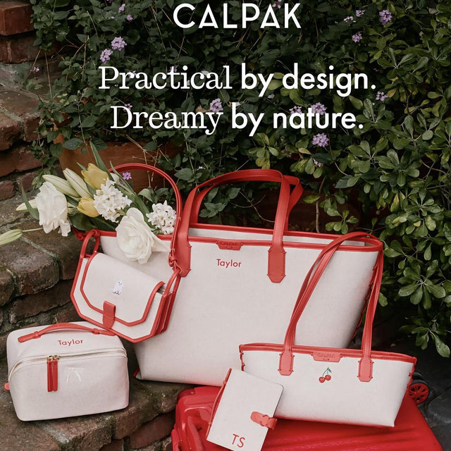 Colette Canvas Shoulder Tote - NATURAL TOMATO