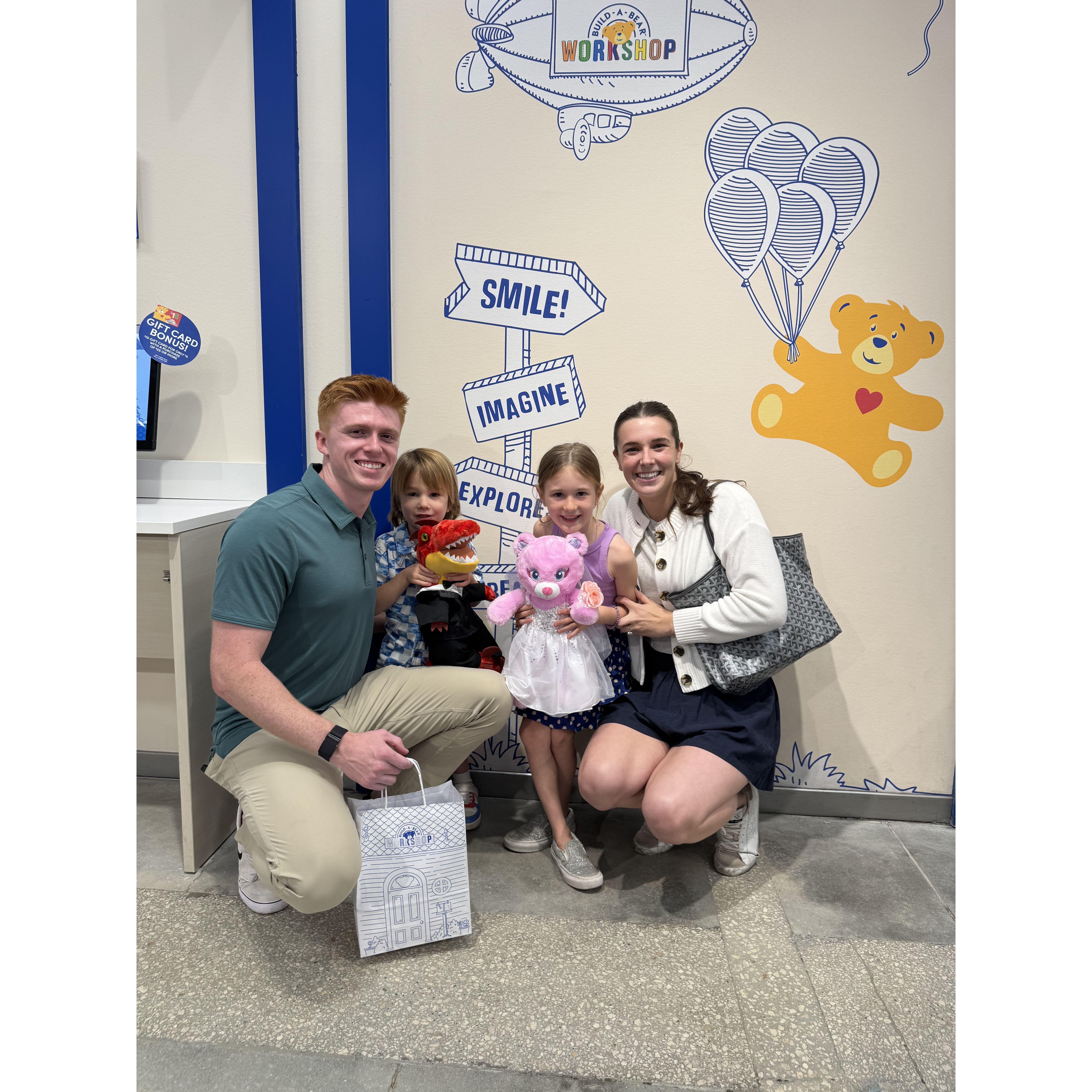 Asked our flower girl and ring bearer!