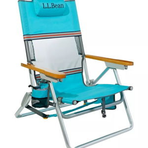 LL Bean beach chair - sea aqua