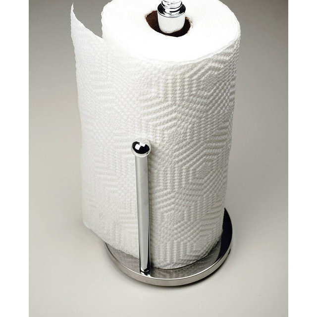 RSVP International Stainless Steel 6" x 13.8" Paper Towel Holder