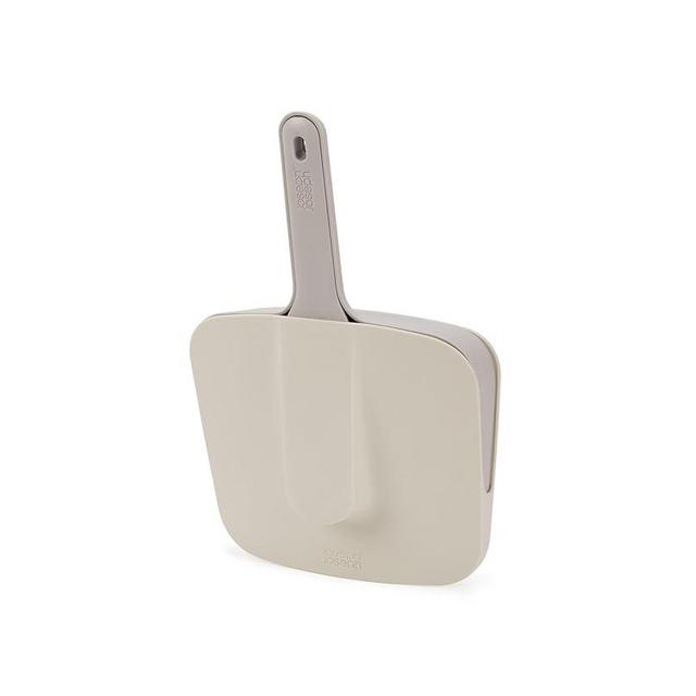 Joseph Joseph CleanTech Wall-Mounted Indoor Dustpan & Brush Set with Dust-Shield Compact, Clean Storage, Handheld Broom