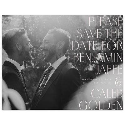 Lightest Blush, Pink Wedding Digital Save the Date - Mendoza Photo