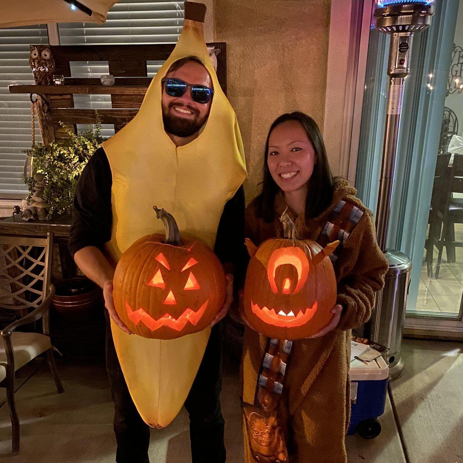 Pumpkin carving is a must at Halloween