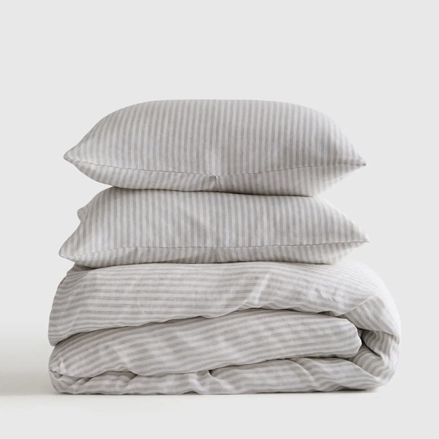 European Linen Duvet Cover Set - King/Cal King