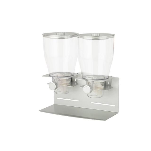 Honey-Can-Do Double Dispenser Silver