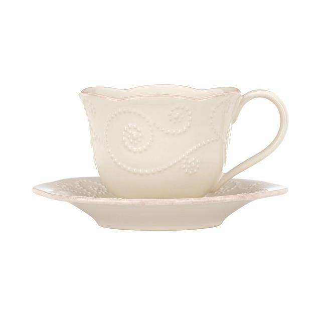 Lenox Dinnerware, French Perle Cup and Saucer Set