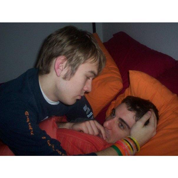Steve was always scared and needy. Jer was always there for him. LOL J/K
