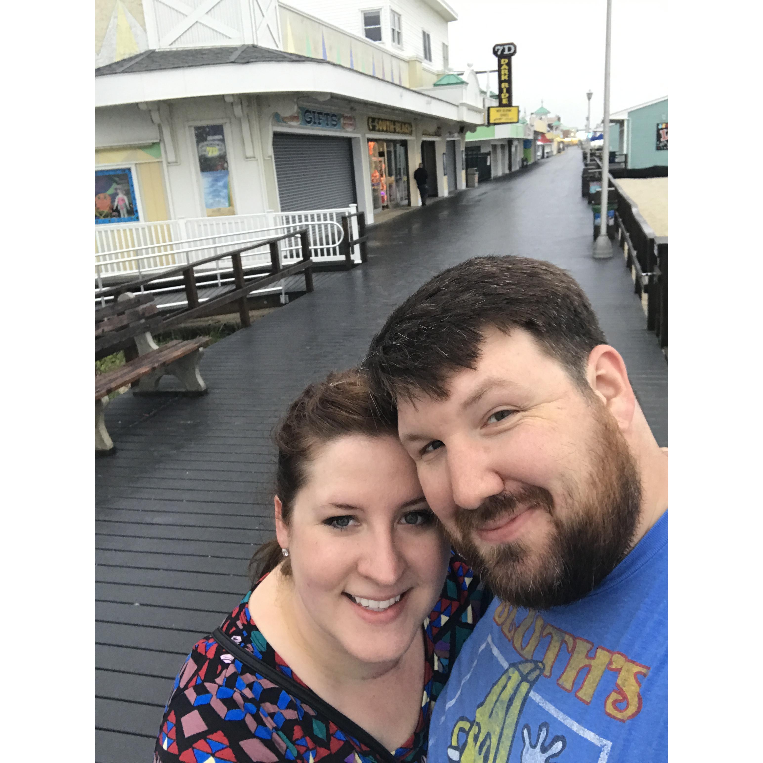 New Jersey boardwalk.