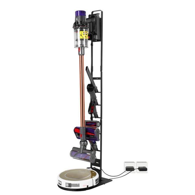 Buwico Stable Cleaner and Sweeper Holder Stand Docking Station Organizer for Dyson Handheld V11 V10 V8 V7 V6 DC30 DC31 DC34 DC35 DC58 DC59 DC62 DC74 Cordless Vacuum Cleaners/Sweeper (Black)